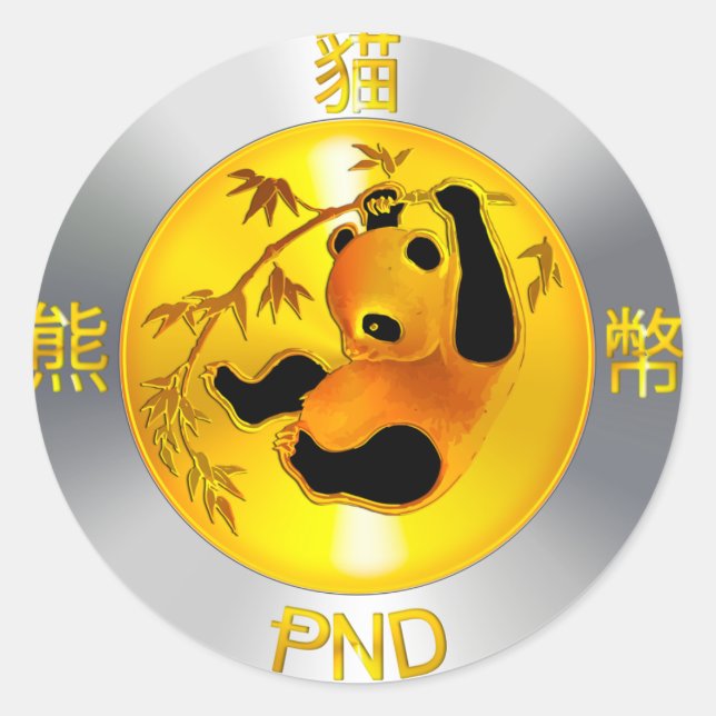 Pandacoin Stickers (Vorderseite)