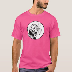 Pandacorn und Oktopus miteinander verflochten T-Shirt