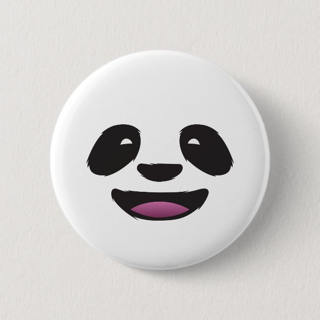 Pandagesicht Button (Vorderseite)