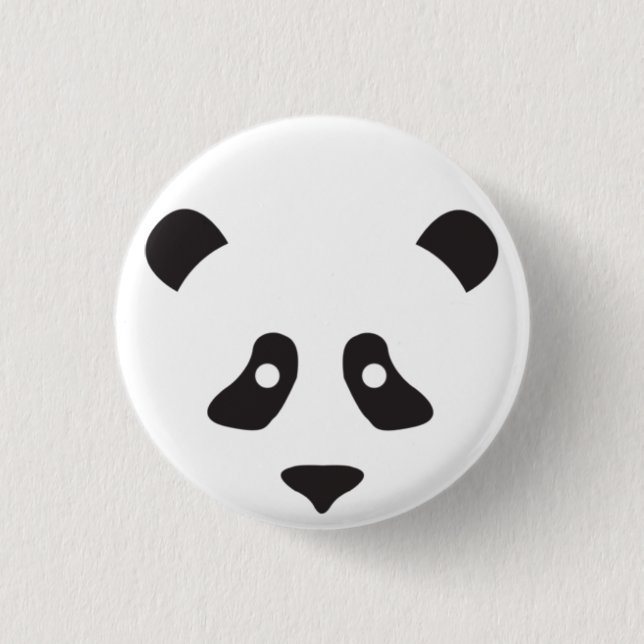 Pandagesicht Button (Vorderseite)
