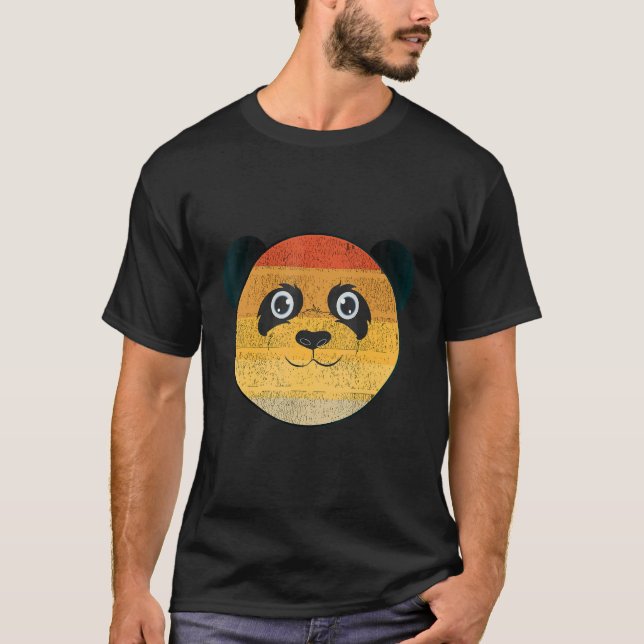 Pandagesicht T-Shirt (Vorderseite)