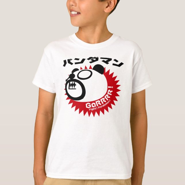 Pandaman T-Shirt (Vorderseite)