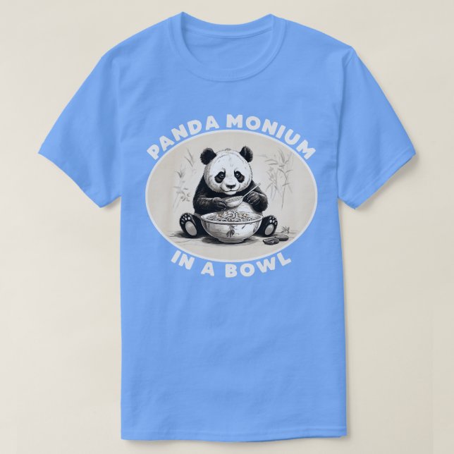 PandaMonium in einer Schüssel 1 T-Shirt (Design vorne)