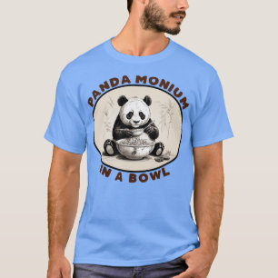 PandaMonium in einer Schüssel T-Shirt