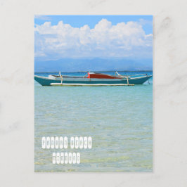 Pandan Beach in Mindoro Philippinen Postkarte