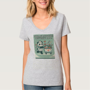 Pandanurse-Team liefert Pflege-Express-Gesundheits T-Shirt