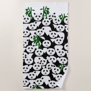Pandas Beach Handtuch