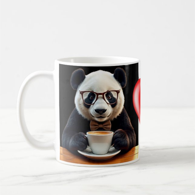 Panda's Coffee Break Kaffeetasse (Links)