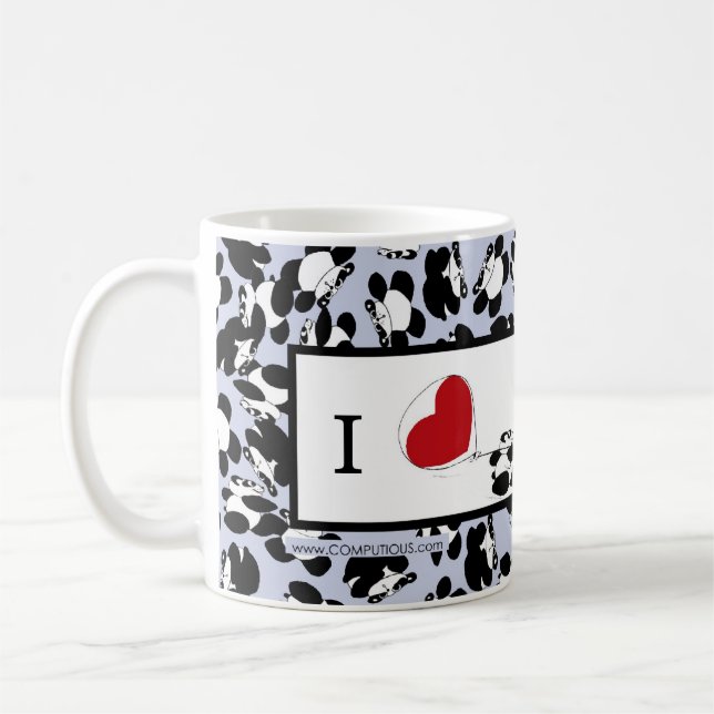 Pandas der Liebe I Kaffeetasse (Links)