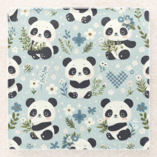 Pandas Glasuntersetzer