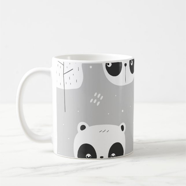 Pandas grey kaffeetasse (Links)