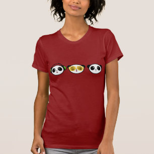 Pandas: Hören Sie, sehen Sie, sprechen Sie kein T-Shirt