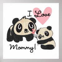 Pandas I Liebe Mommy