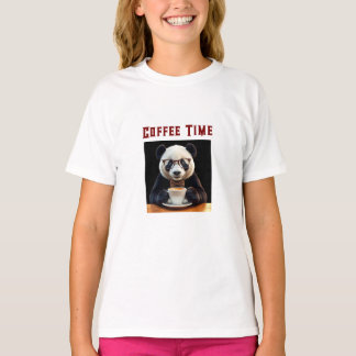 Pandas Kaffeepause T-Shirt