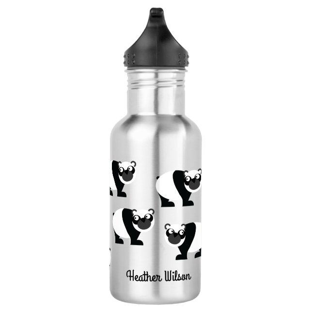 Pandas Kinder Wasserflasche mit dem Namen (Rechts)