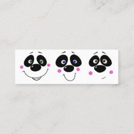 Pandas Kindness Cards Mini Visitenkarte