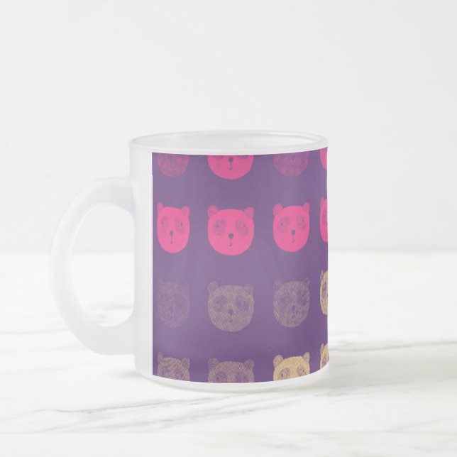 Pandas-Kugel Mattglastasse (Links)