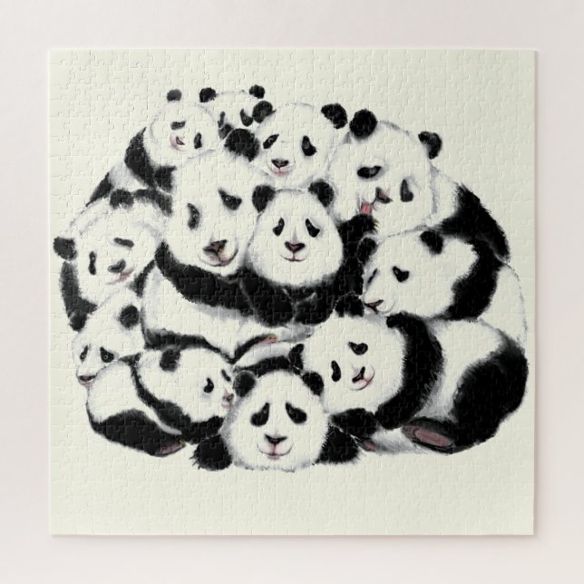 Pandas Puzzle Funny (Vertikal)