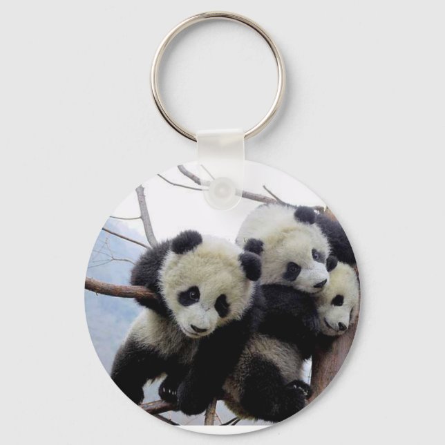 Pandas Schlüsselanhänger (Vorderseite)