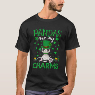 Pandas Sind Meine Glücksbringer Am St. Patrick'S T T-Shirt