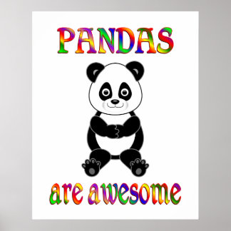 Pandas sind Phantastisch Poster