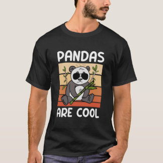 Pandas sind Wildtiere Tierpfleger Panda Bär T-Shirt