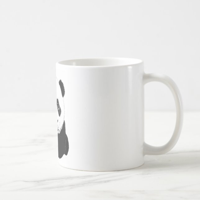 Pandazeichnen Kaffeetasse (Rechts)