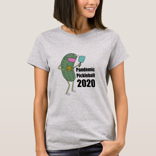 Pandemic Pickleball 2020 T-shirt par Deb Jeffrey (Devant)