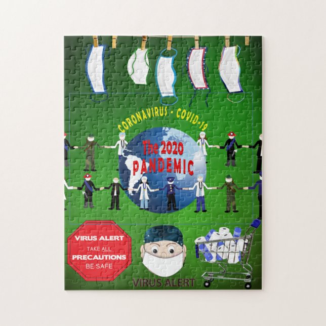 Pandemie Coronavirus Covid Keepake (Vertikal)