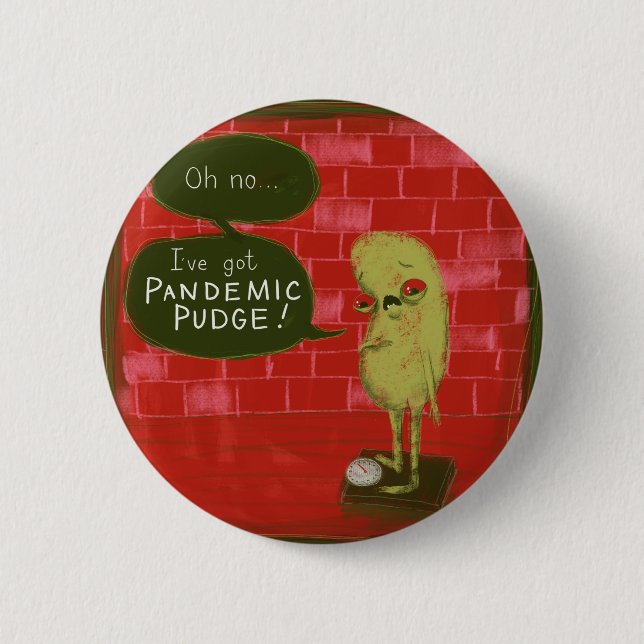 Pandemietaste Gregg von Laura Irrgang Button (Vorderseite)