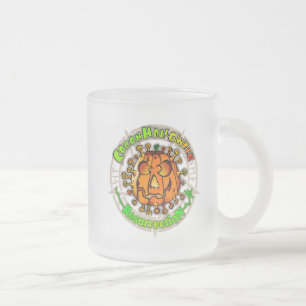 Pandemisches Halloween Mattglastasse
