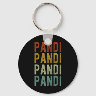 Pandi City Philippines Retro Schlüsselanhänger