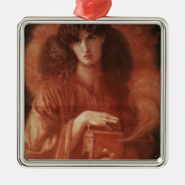 Pandora, 1869 silbernes ornament (Vorne)