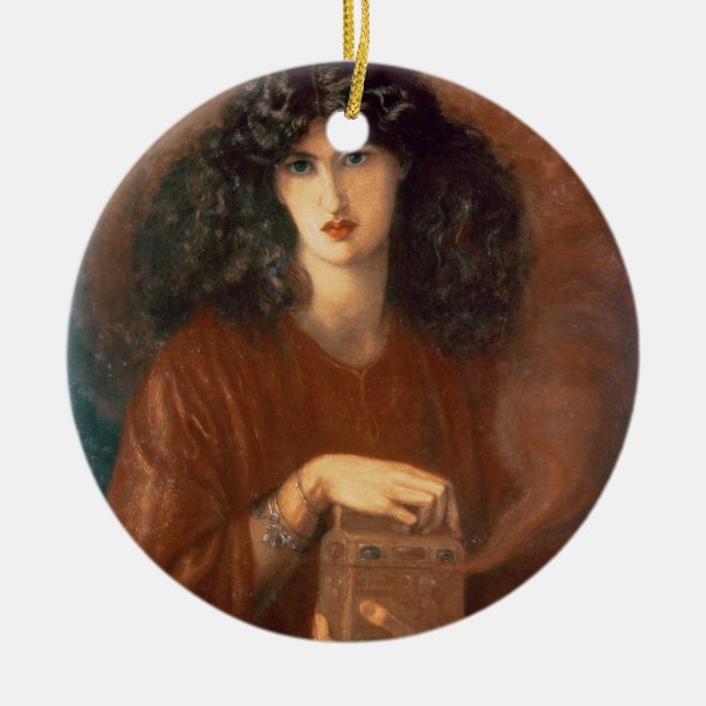 Pandora, 1871 (Öl auf Leinwand) Keramik Ornament (Vorne)