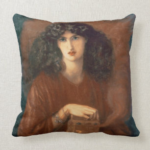 Pandora, 1871 (Öl auf Leinwand) Kissen