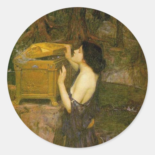 Pandora Runder Aufkleber (Vorderseite)
