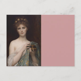 Pandora und die Box Postkarte