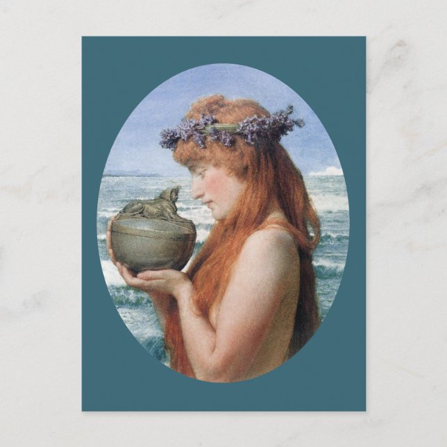 Pandora von Sir Lawrence Alma-Tadema Postkarte (Vorderseite)