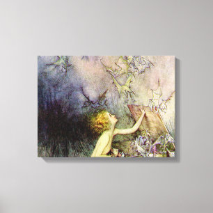 Pandora's Box by Arthur Rackham Leinwanddruck