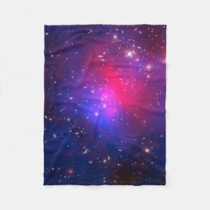 Pandoras Gruppen-Galaxie-Rosa-die blaue Raum NASA Fleecedecke