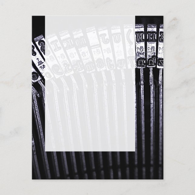 Panel 023 - Schreibmaschine Flyer (Vorne)