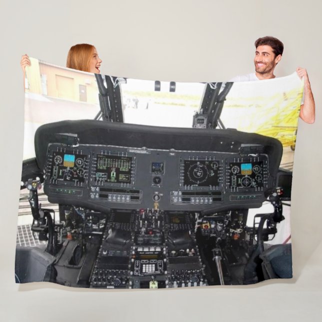 PANEL FÜR BLACKHAWK-INSTRUMENT FLEECEDECKE (Beispiel)