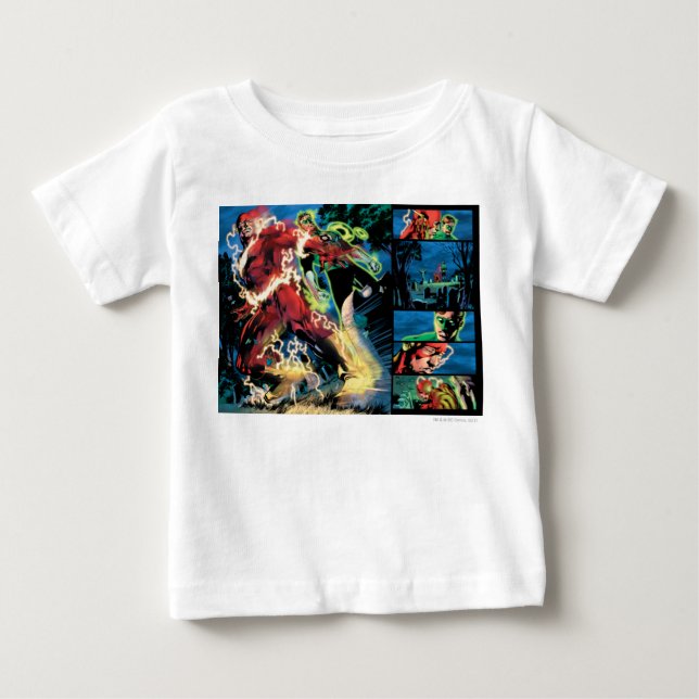 Panel für Blitz und Grüne Signalleuchten Baby T-shirt (Vorderseite)