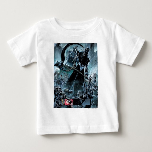 Panel für schwarze Laterne Baby T-shirt (Vorderseite)