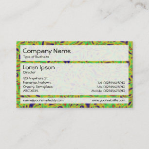 Panels 02 - Grüne Marmorierung Visitenkarte
