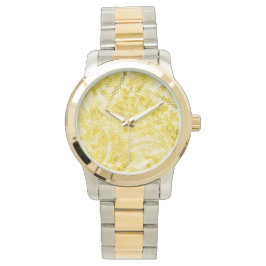 Panels Gold Armbanduhr