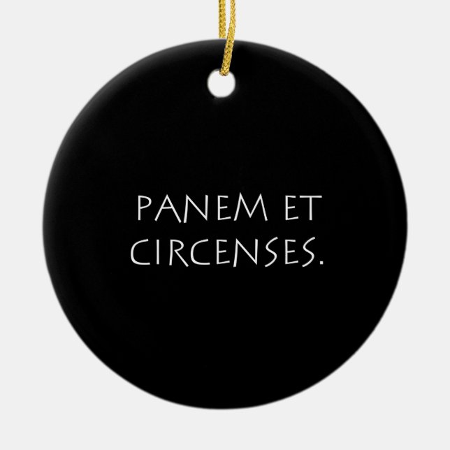 Panem et circenses keramik ornament (Vorne)