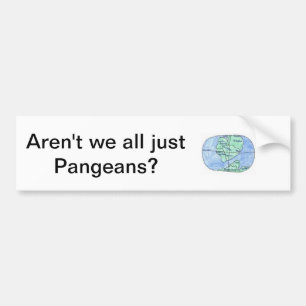 Pangea-Autoaufkleber Autoaufkleber