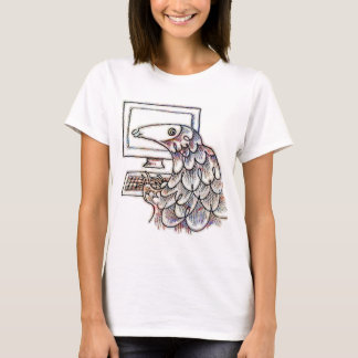 Pangolin auf einem Computer T-Shirt