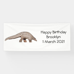 Pangolin-Cartoon Banner